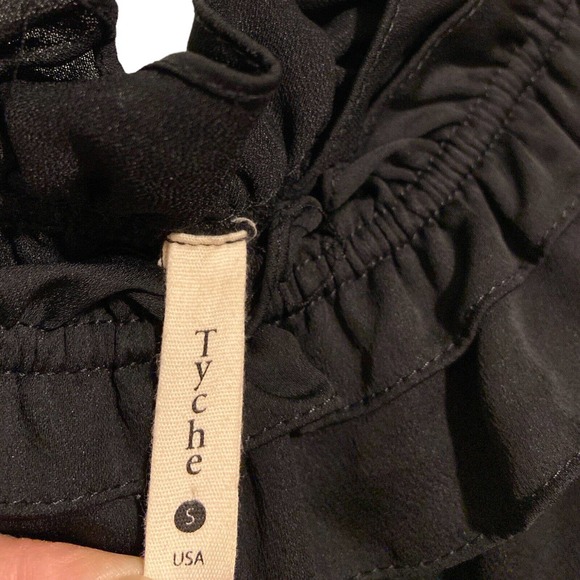 Tyche Black‎ Wide Leg Women's Jumpsuit Pockets Size Small - Picture 4 of 5